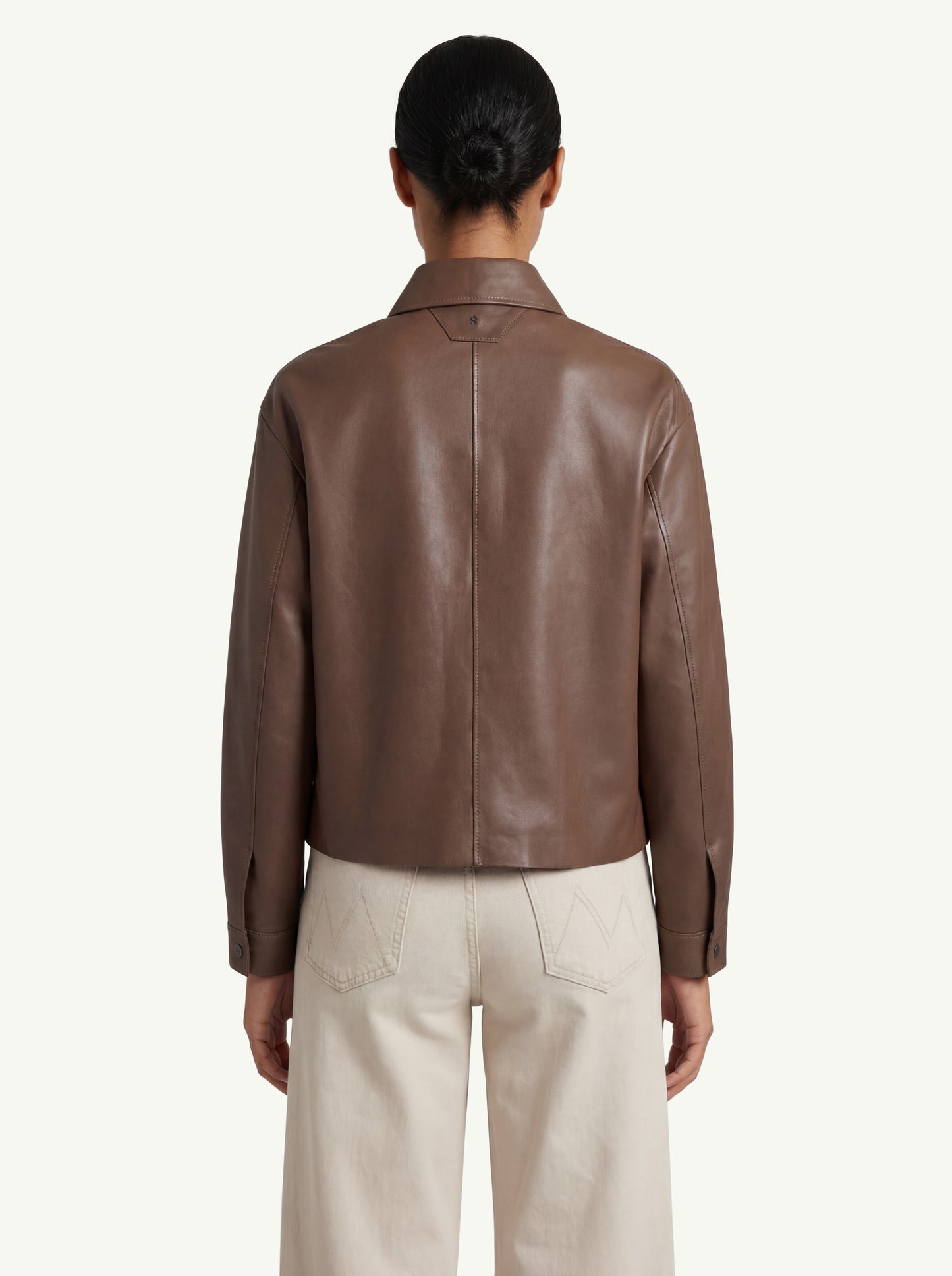  Salvatore Santoro Camicia Pelle Marrone - 2