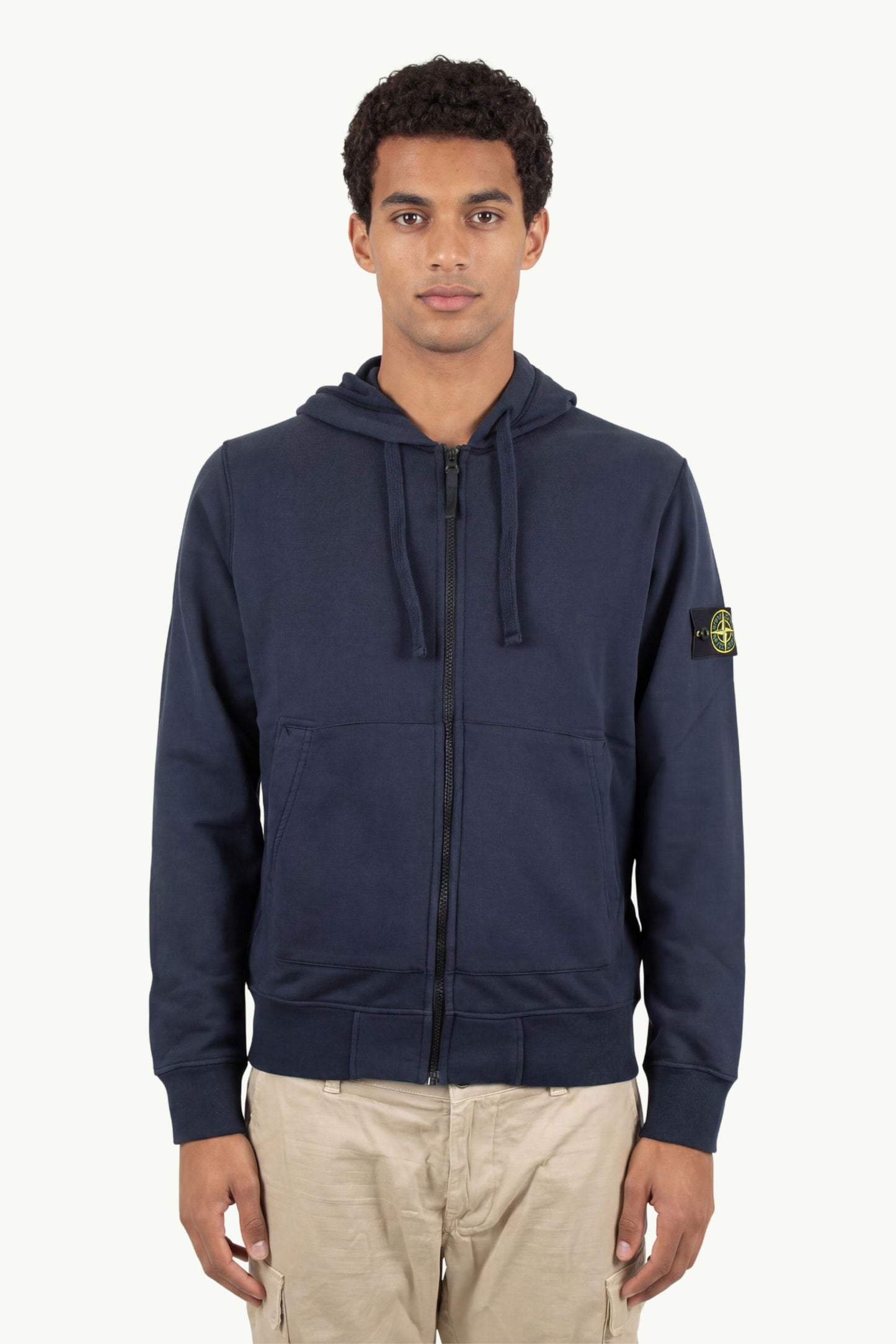  Stone Island Hoodie Sweater Blu - 1
