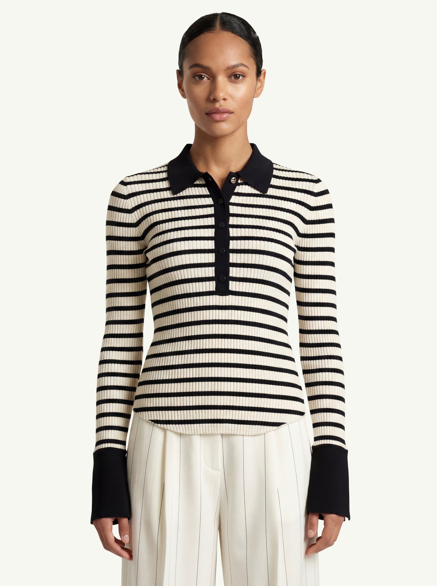  Semi-couture Polo Aida Bianco - 1