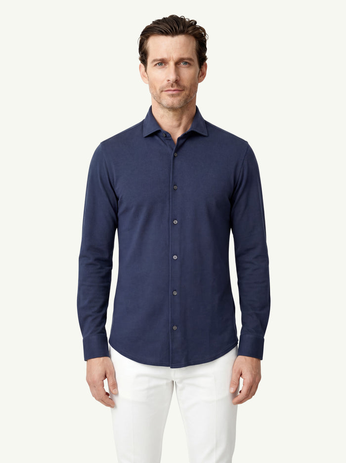 Shirt Robert Ml Superlight Piquet  Uomo Fedeli