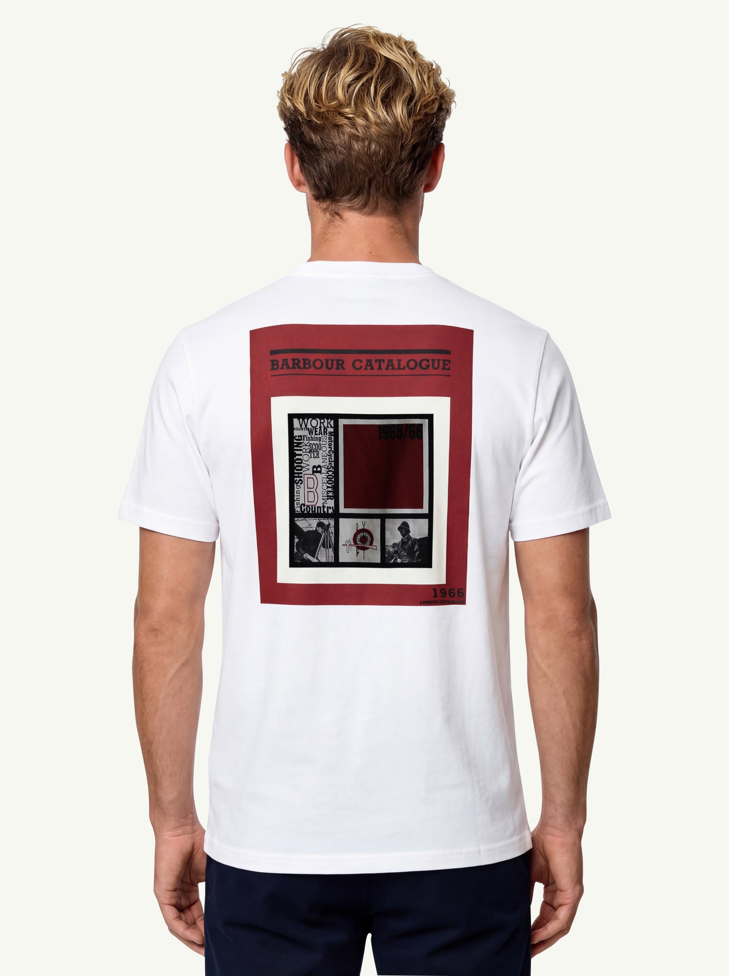  Barbour T-shirt Os Fit 1966 Bianco - 2