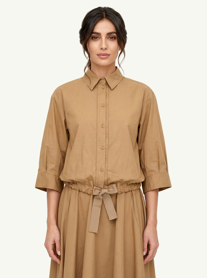 Camicia Mezza Manica Popeline Cotone  Donna Forte_Forte