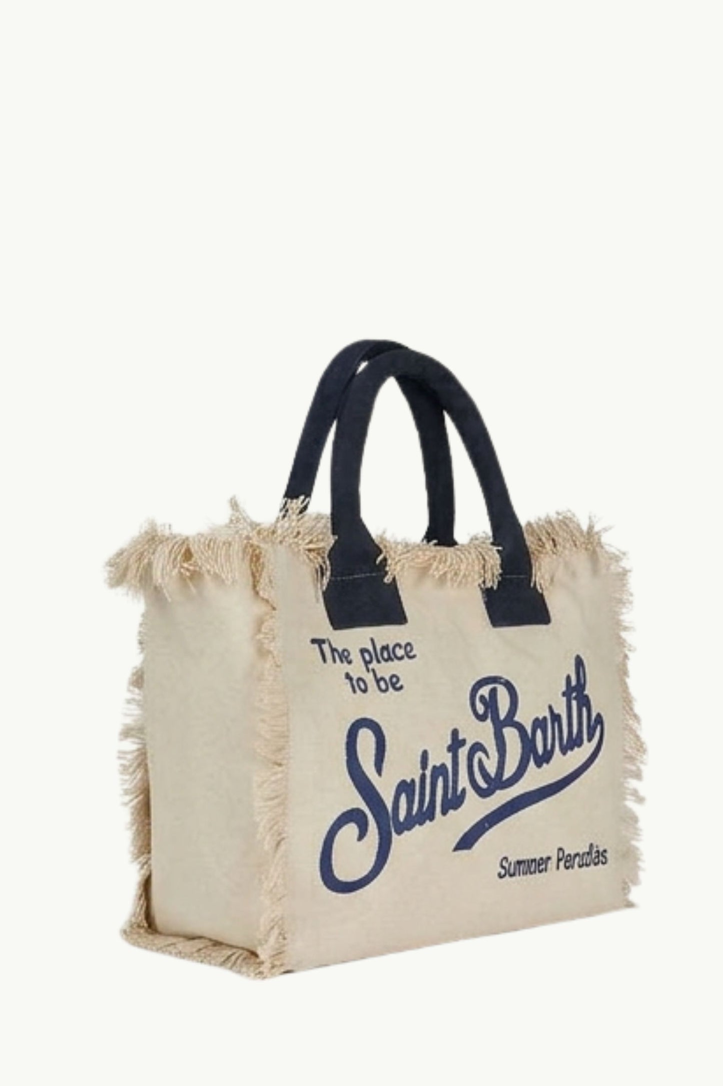  Mc2 Saint Barth Acc. Canvas Bag Woman Woman Bianco - 2