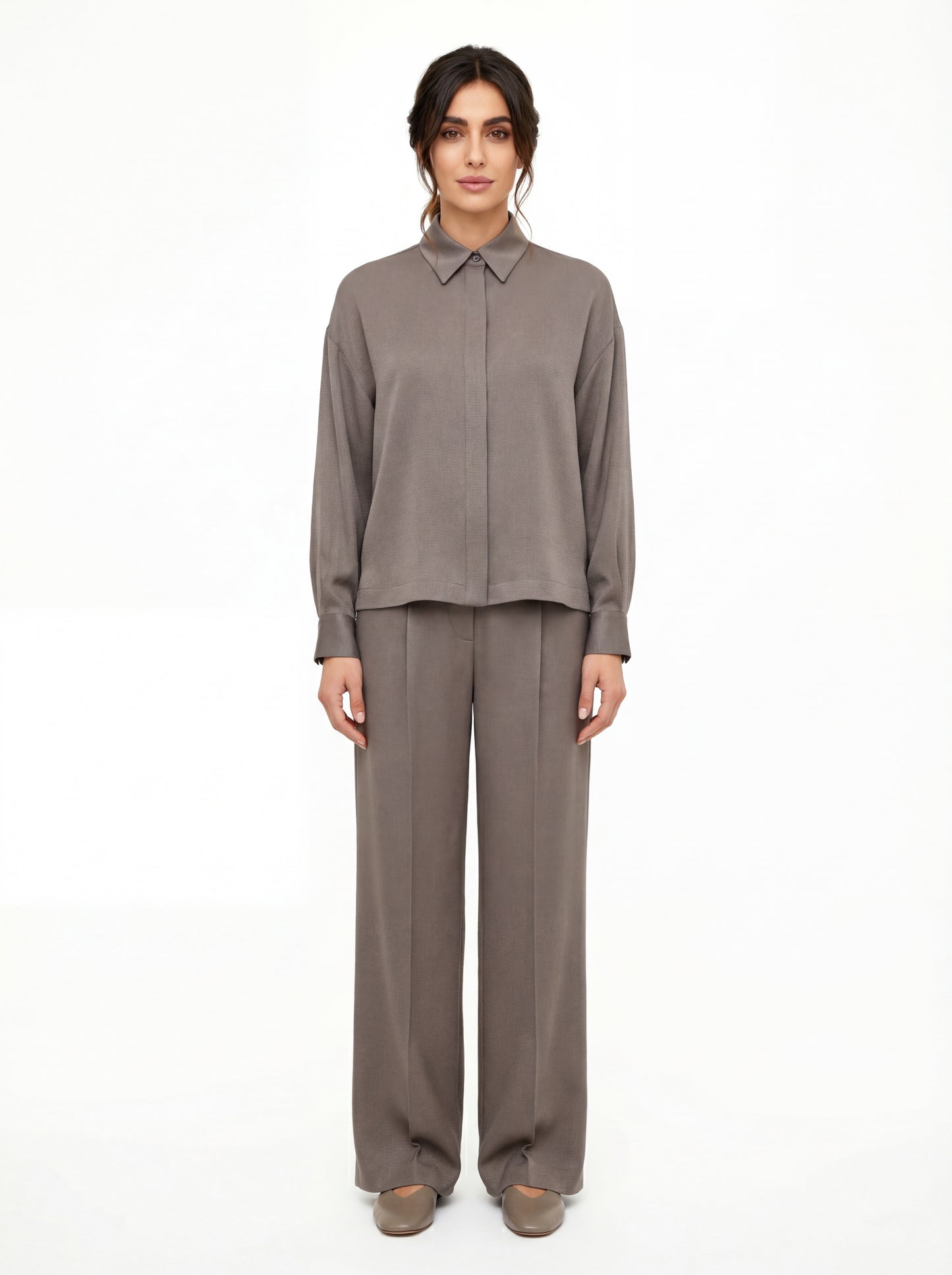  Peserico Camicia Marrone - 3