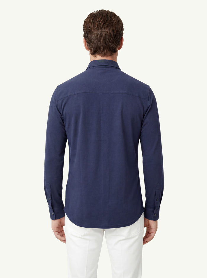 Shirt Robert Ml Superlight Piquet  Uomo Fedeli-2