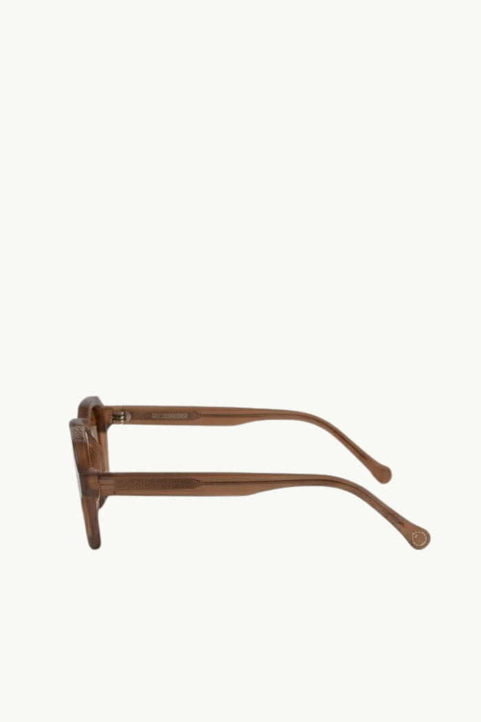  Coccosquare Unisex Revo Lens Square Sunglasses Marrone - 3