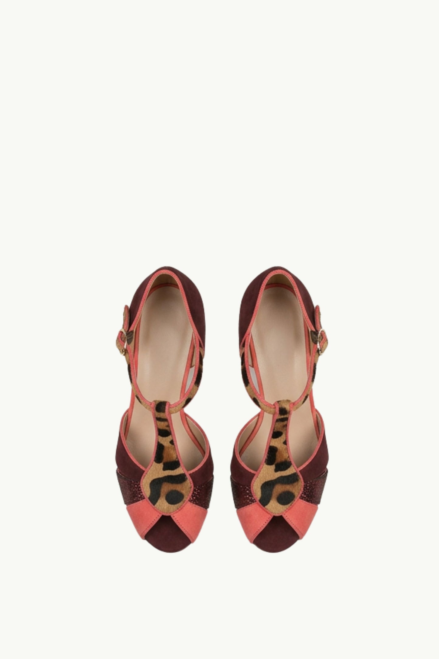  Gielle Viareggio Scarpa Con Tacco Camoscio Laminato Cavallino Fucsia - 3