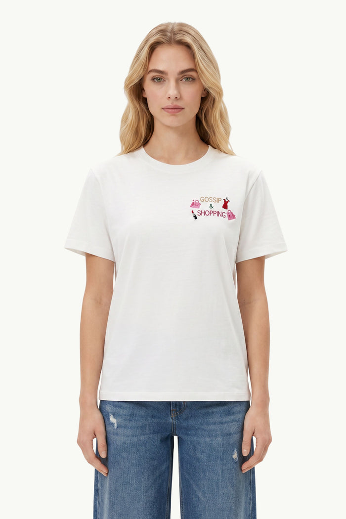 Cotton T Shirt  Donna Mc2 Saint Barth