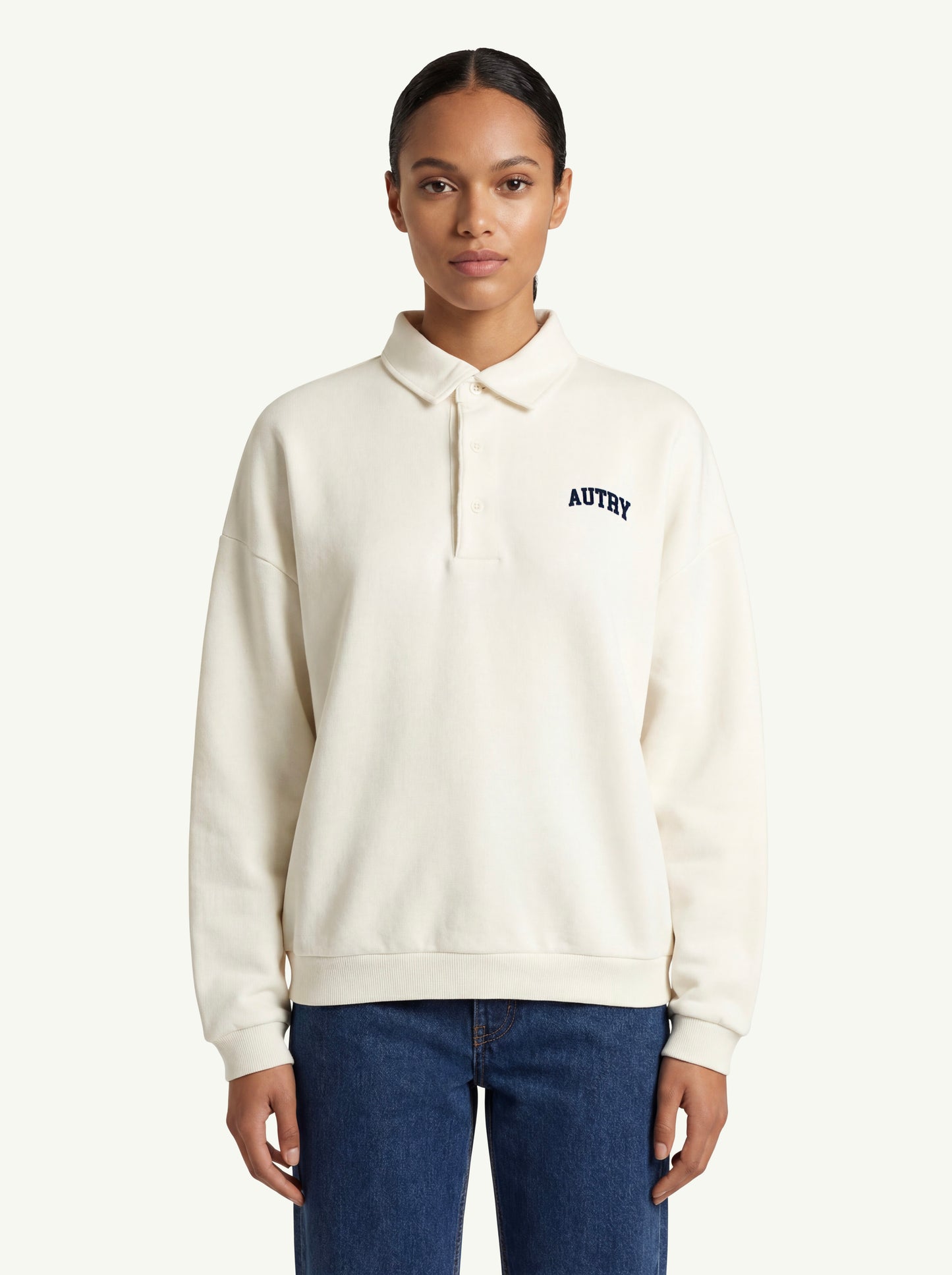  Autry Sweatshirt Main Unisex Bianco - 1