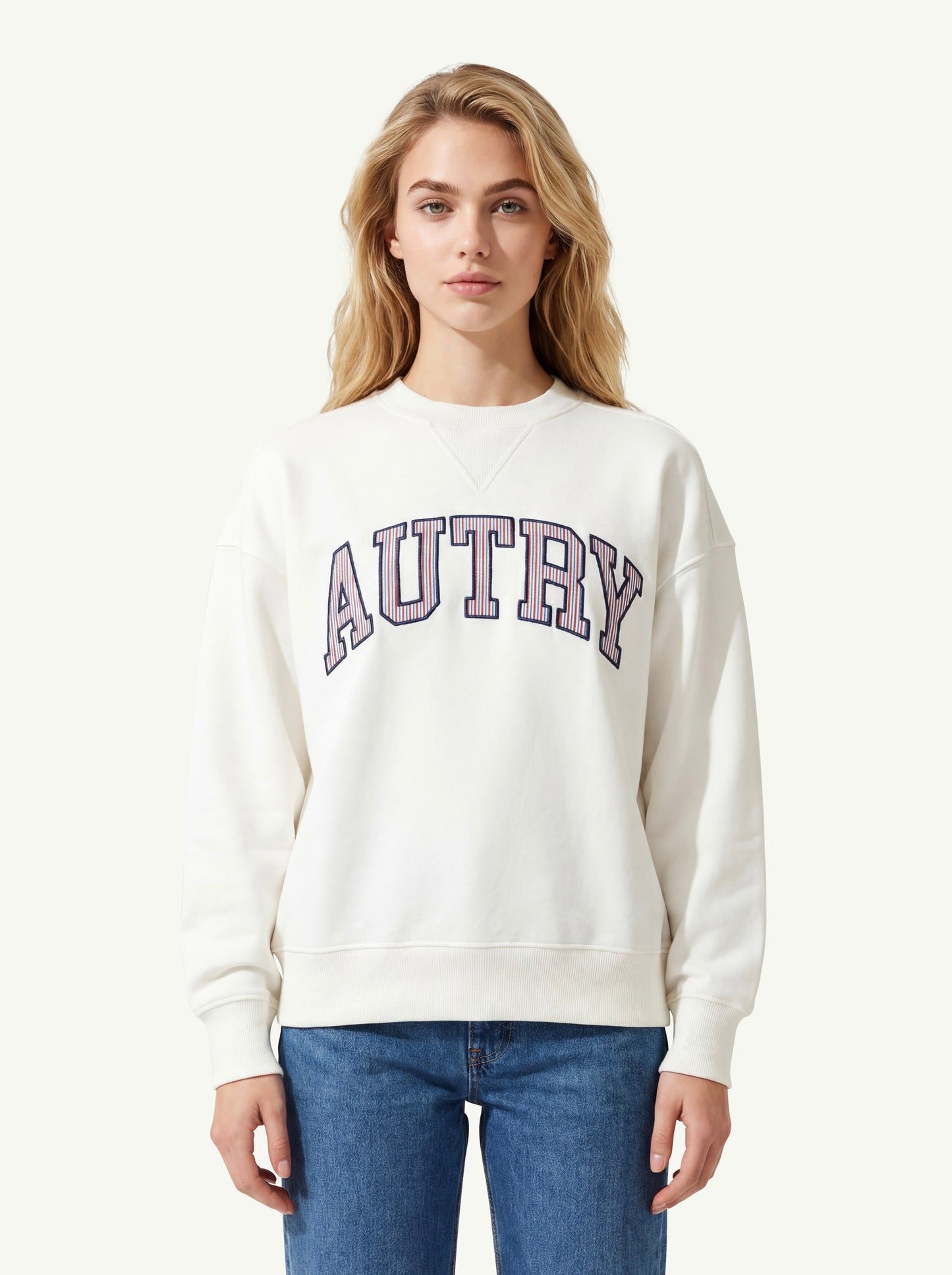  Autry Sweatshirt Main Unisex Bianco - 1