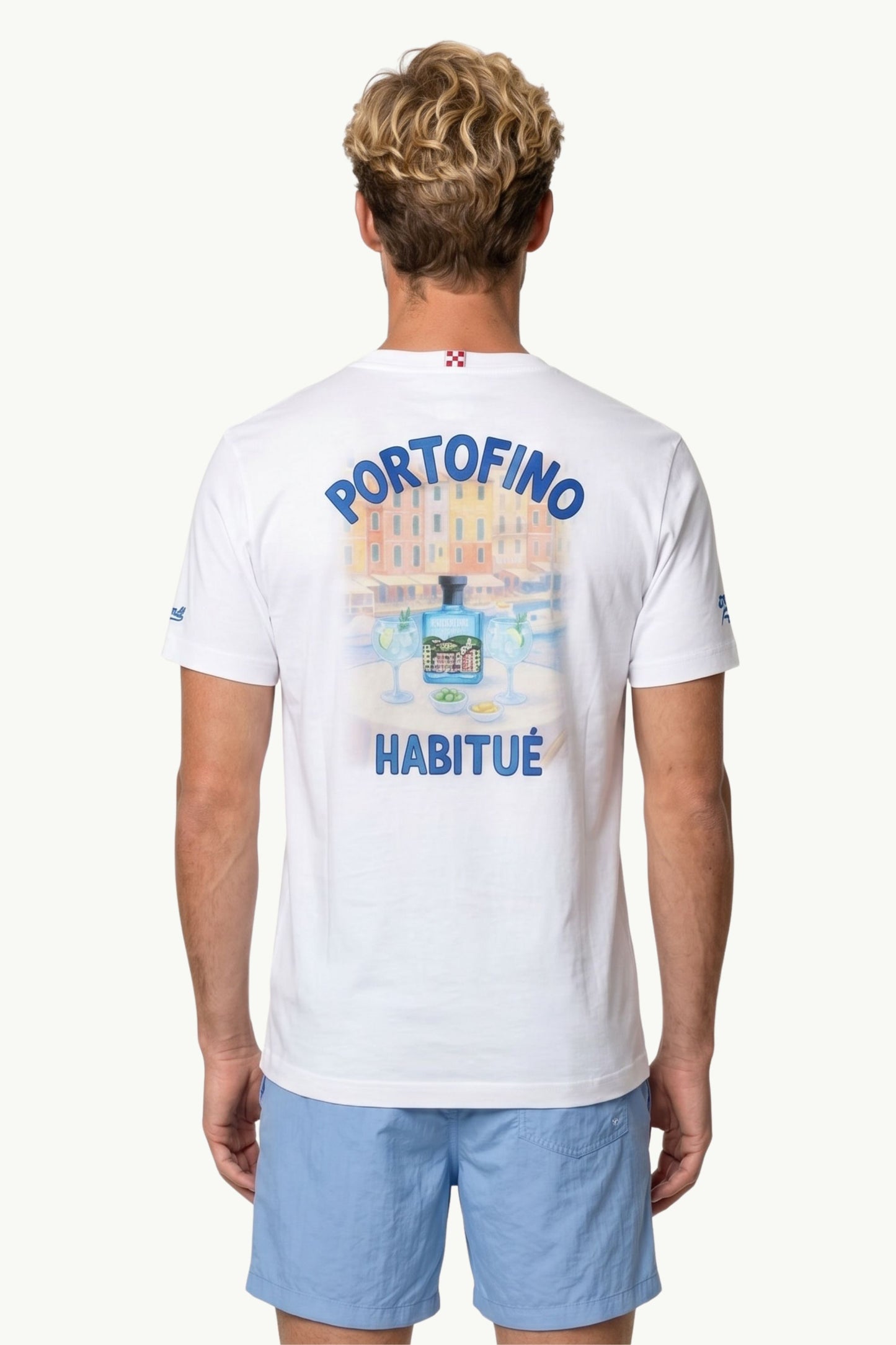  Mc2 Saint Barth Men's Cotton T-shirt Bianco - 2
