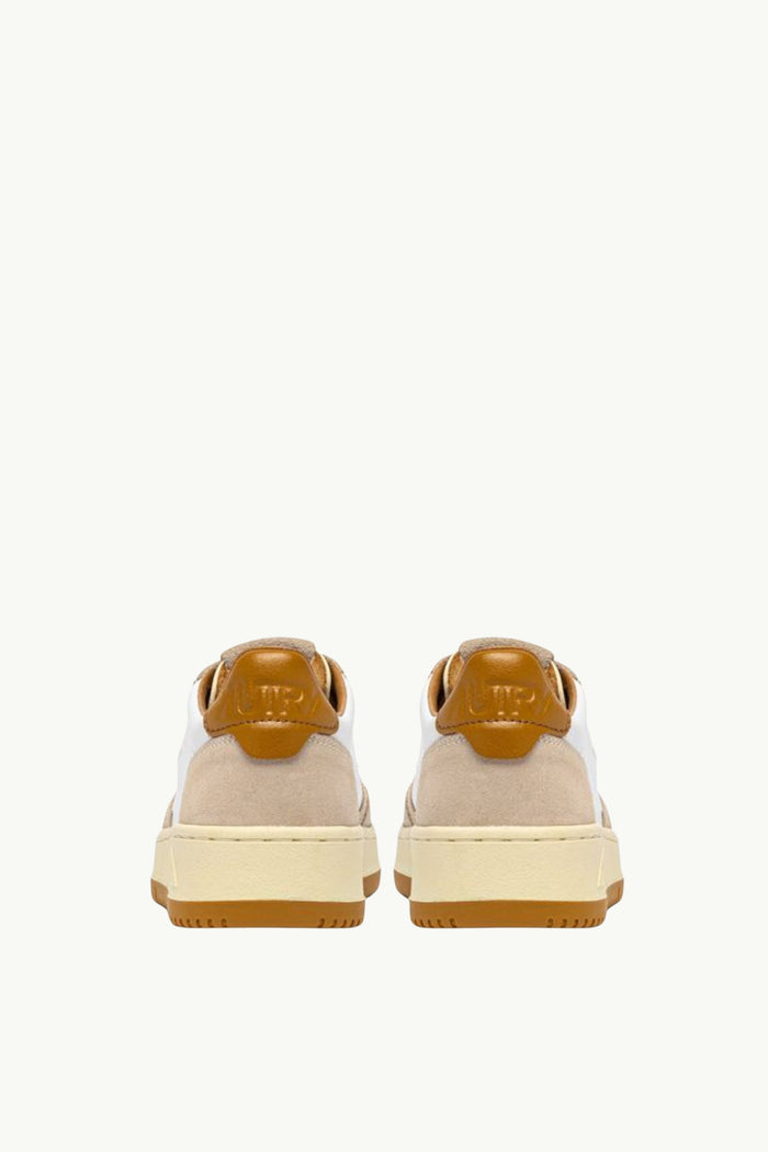  Autry Medalist Low Wom Leat Suede Beige - 3