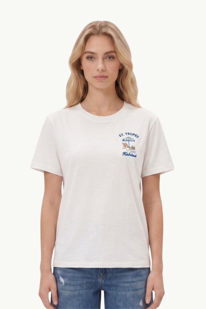 Cotton T Shirt  Donna Mc2 Saint Barth