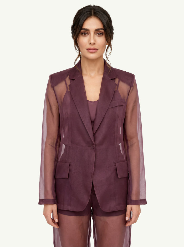 Giacca In Organza Di Seta  Donna Federica Tosi