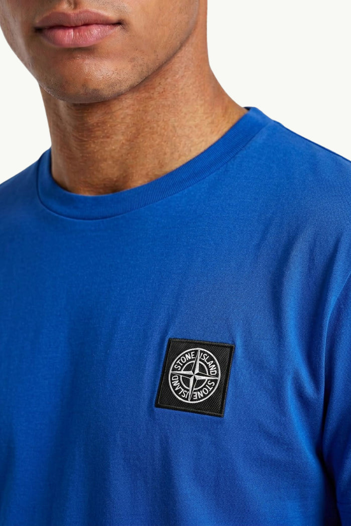  Stone Island Ss T-shirt Blu - 3