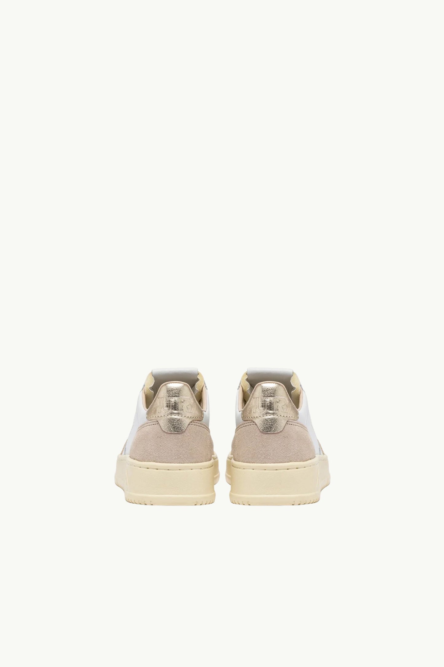 Autry Medalist Low Wom Leat Suede Bianco - 3