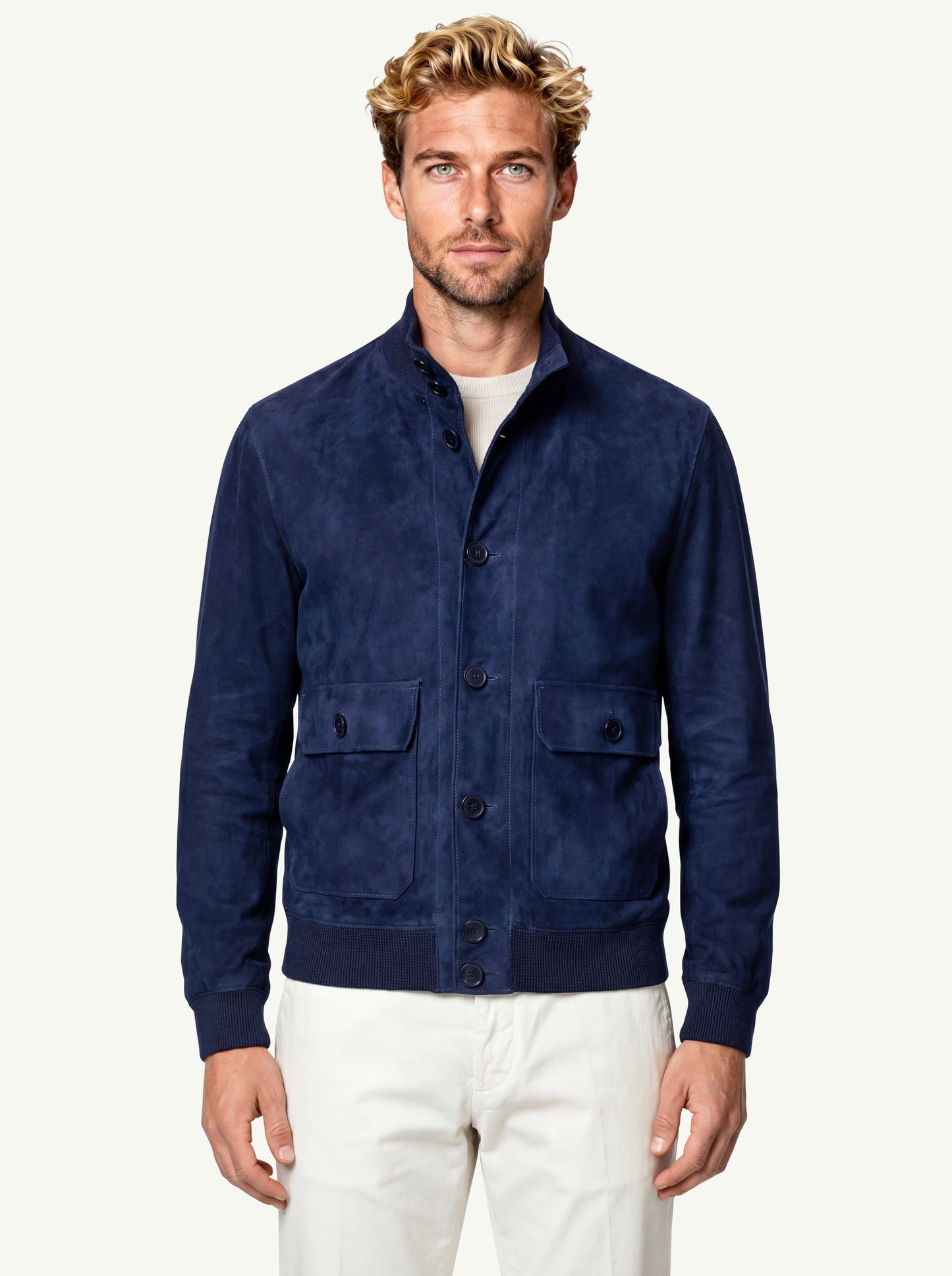  Salvatore Santoro Giubbino Pelle Blu - 1