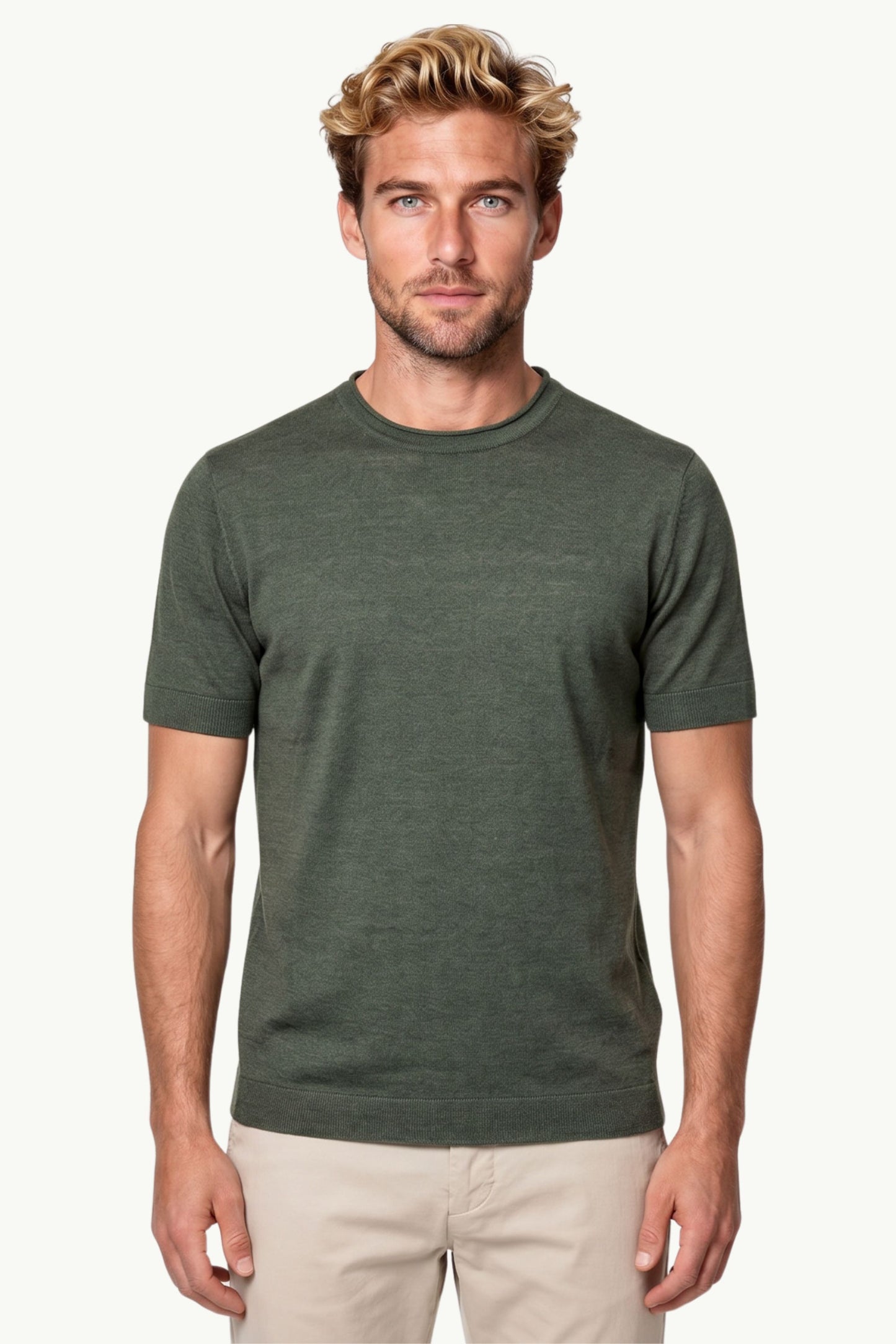  Filippo De Laurentiis T-shirt Mc Fit Dritto Verde - 1