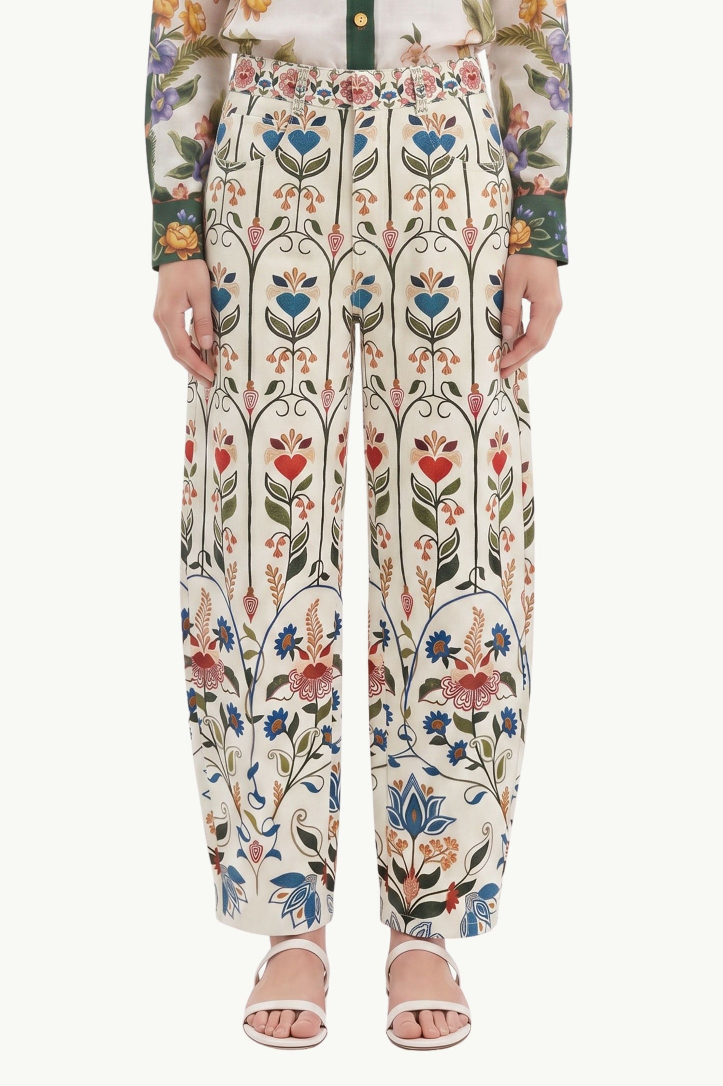  Farm Rio Fraga Print Pants Multicolor - 3