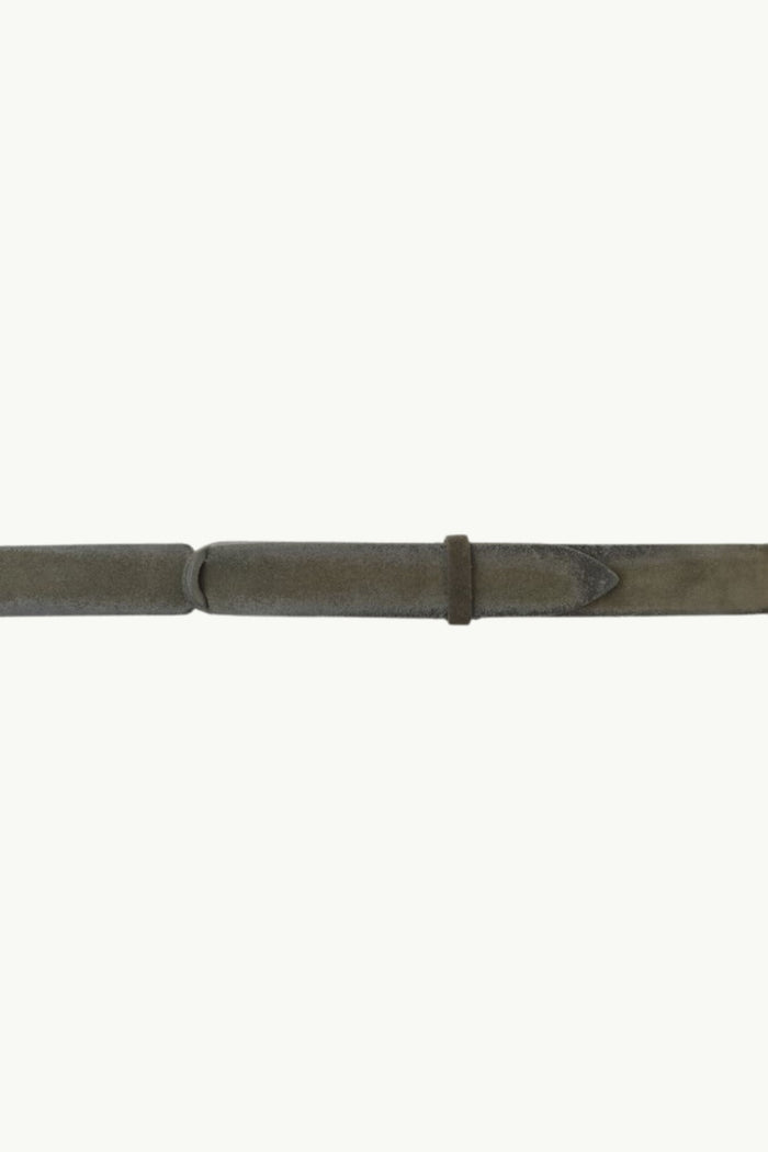 Cintura Nobuckle Suede In Camoscio E Tessuto  Uomo Orciani