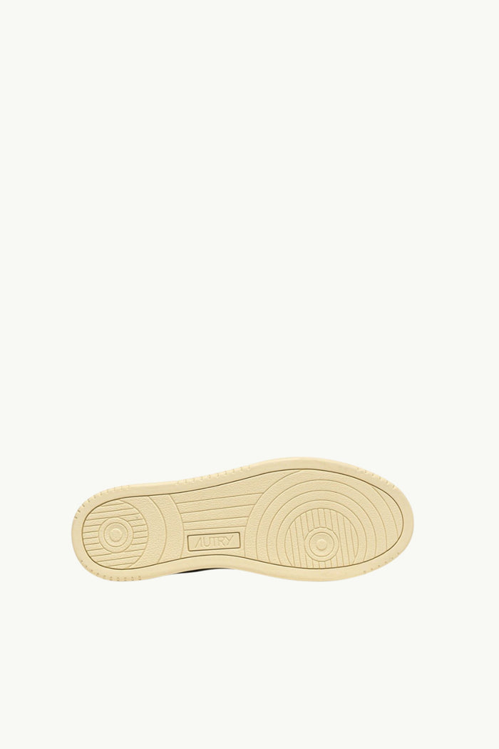  Autry Medalist Low Wom Leat Suede Bianco - 5