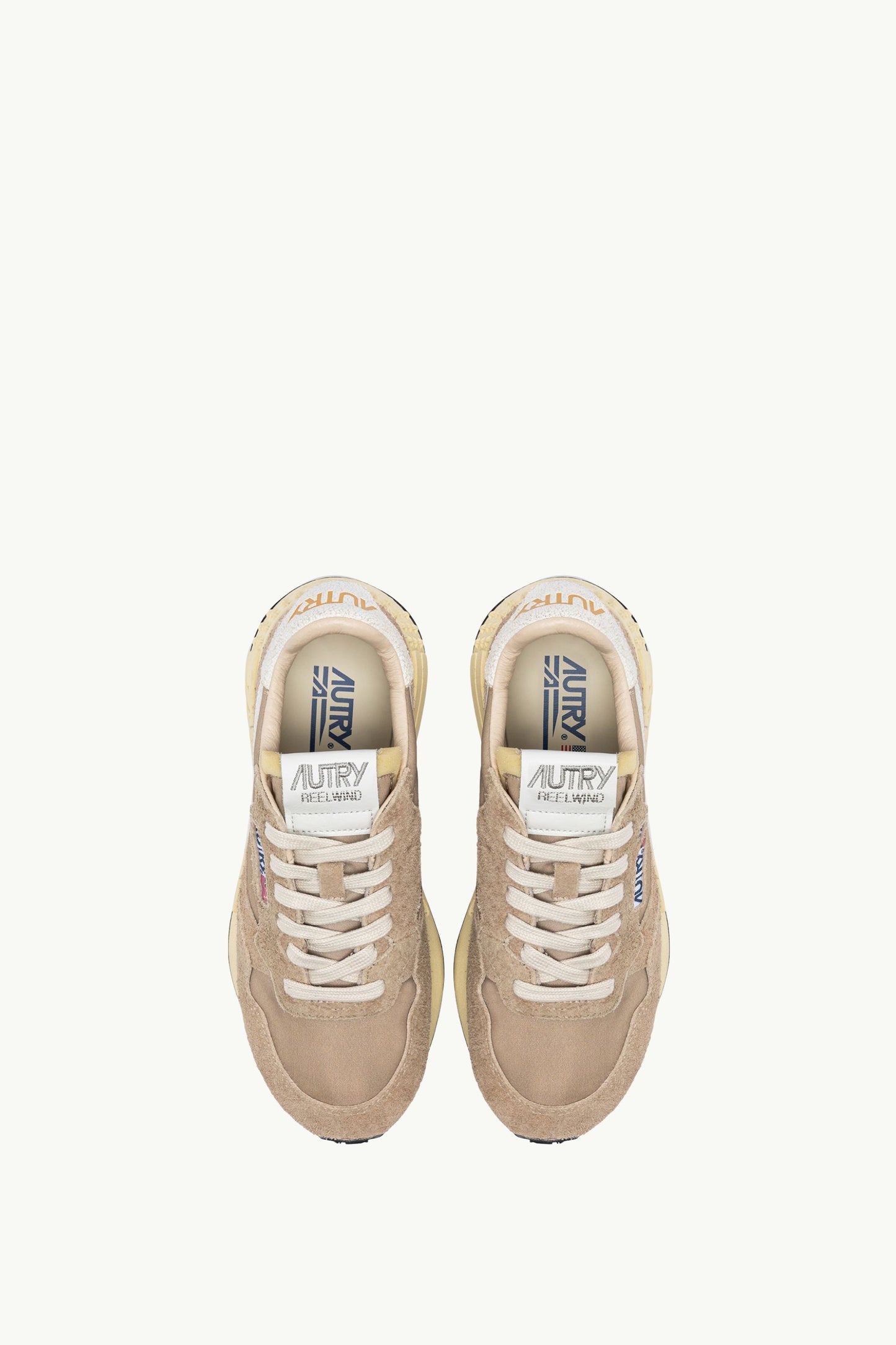  Autry Sneakers Reelwind Low Wom Nilon Crack Beige - 5