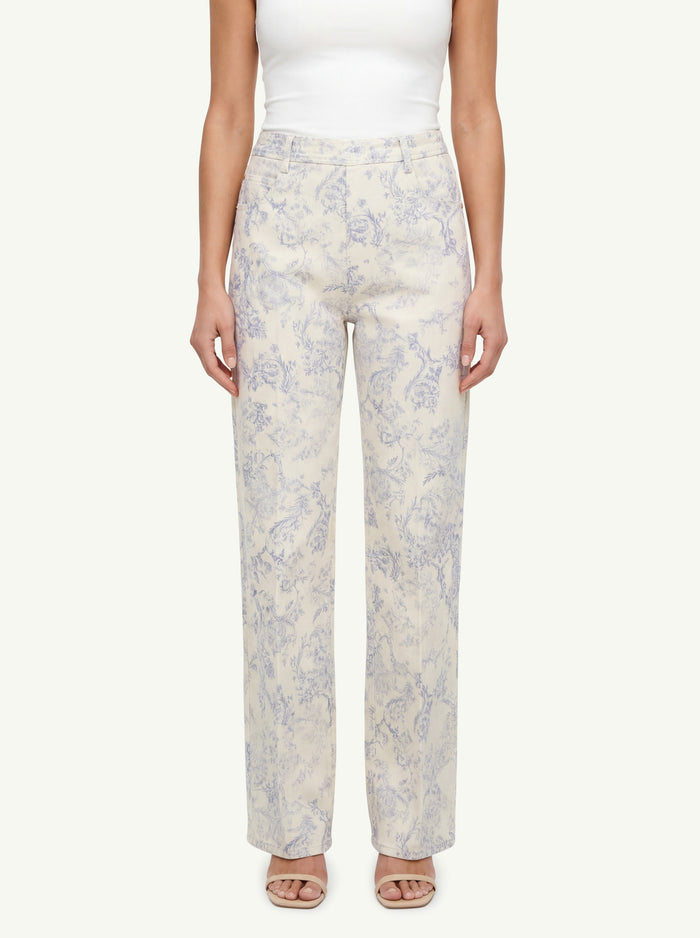 Pantalone 5 Tasche Vita Alta Denim Nontiscordardim Donna Forte_Forte