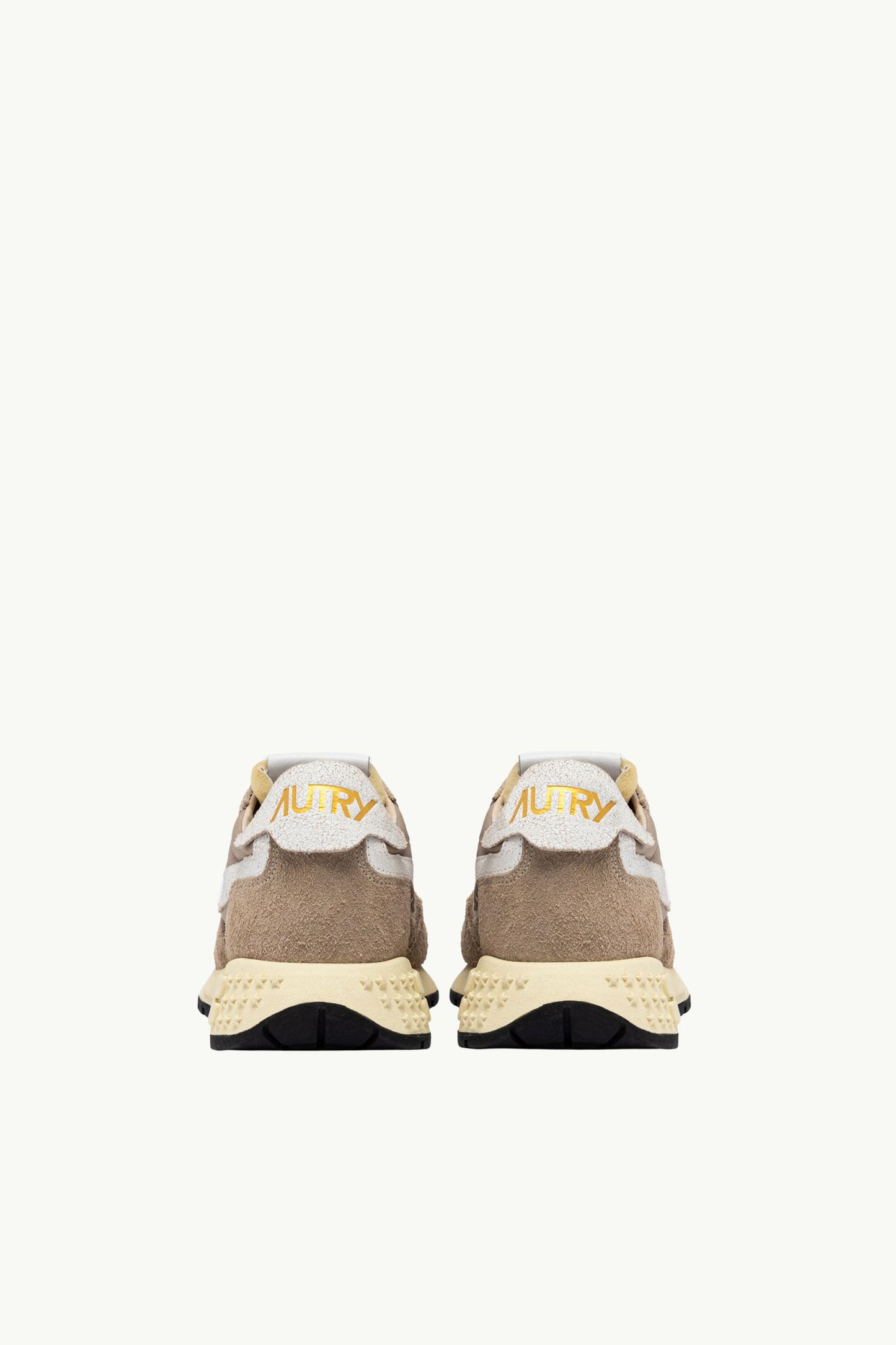  Autry Reelwind Low Man Nylon Crack Men's Beige - 3