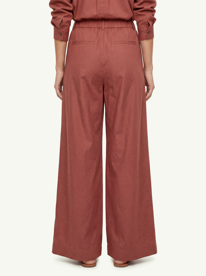  Peserico Pantalone Raso Leggero Rosso - 2
