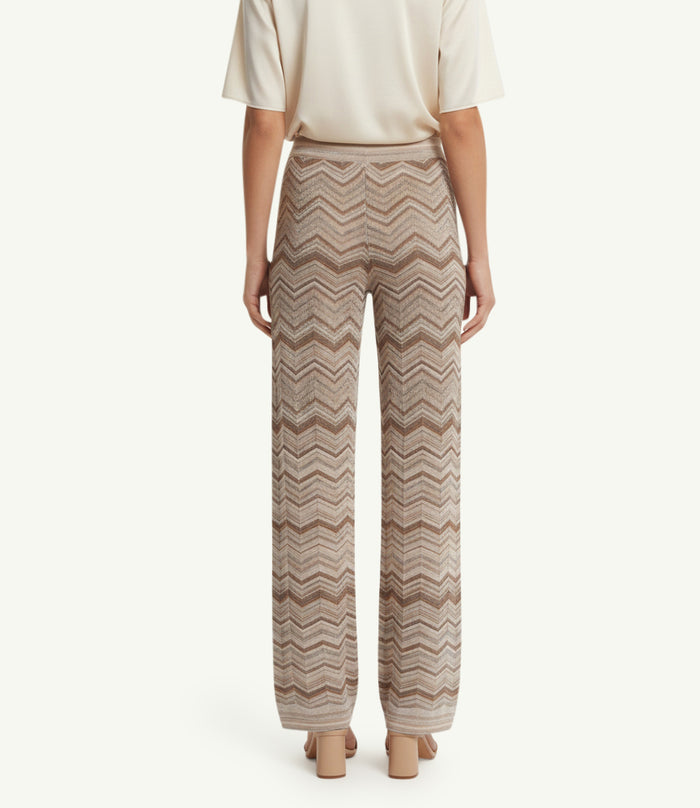 Chevron Pantalone Larghissimo  Donna D.Exterior-2