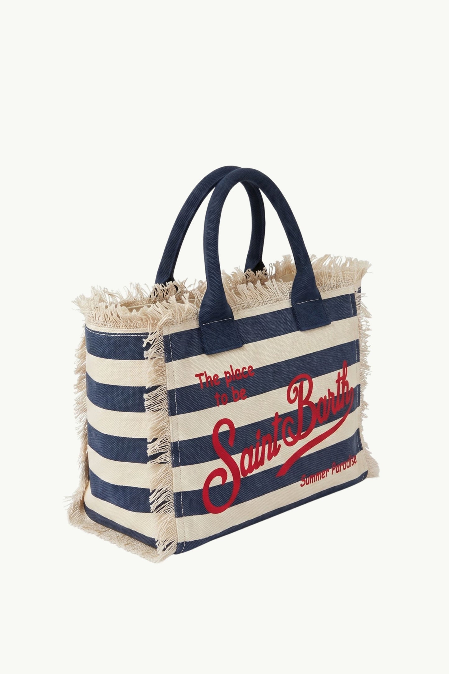  Mc2 Saint Barth Acc. Borsa Canvas Bianco - 2