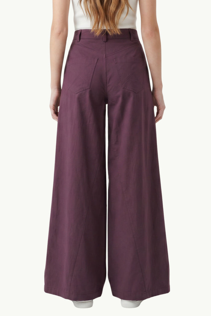 Pantalone 5 Tasche Wide Donna Federica Tosi-2