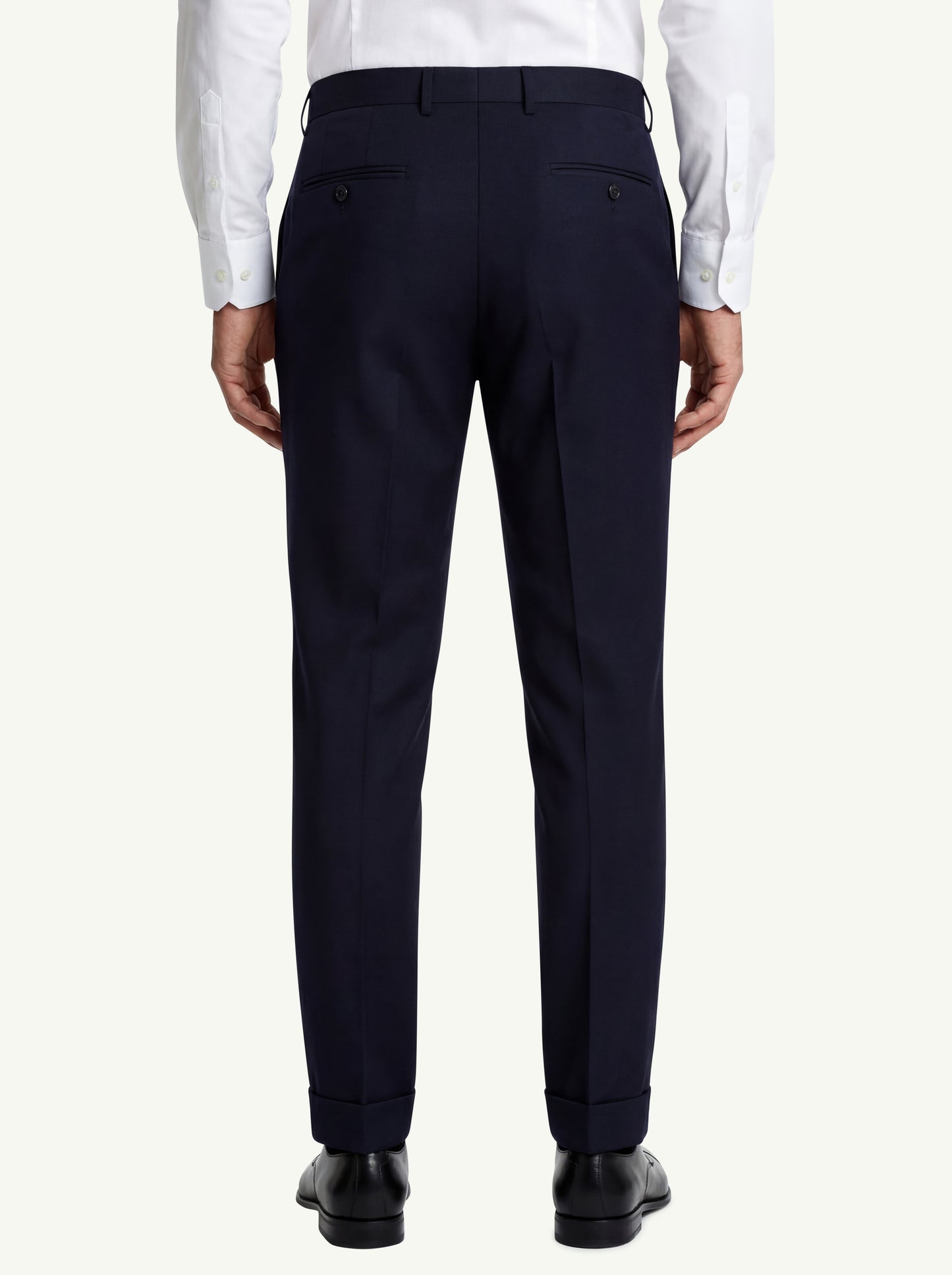  Berwich Pantalone Over Fit Blu - 2