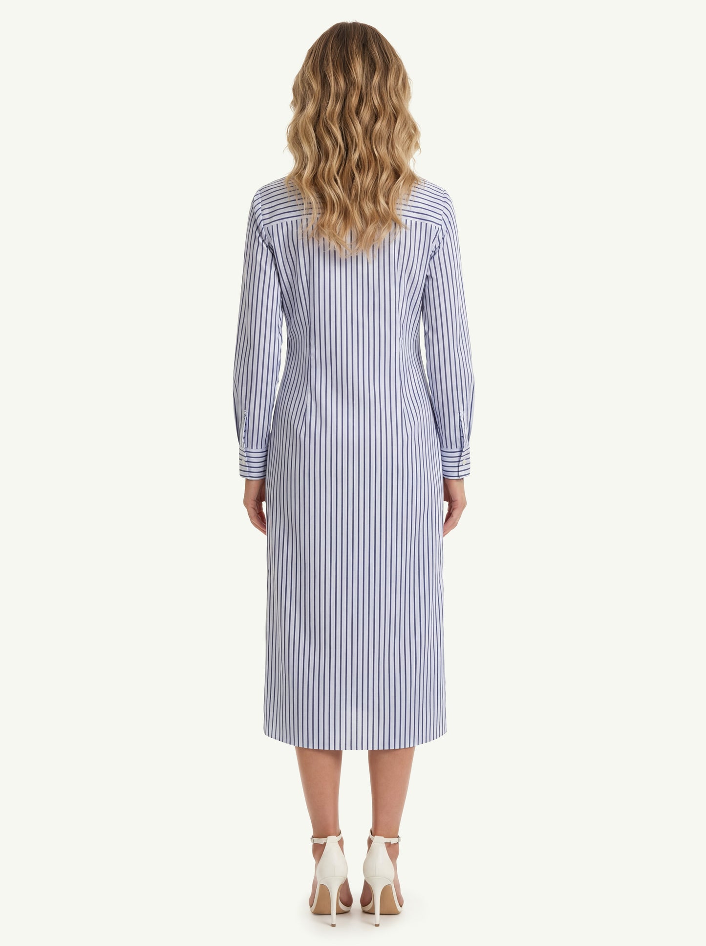  Federica Tosi Women's Midi Dress With Knot Azzurro - 2
