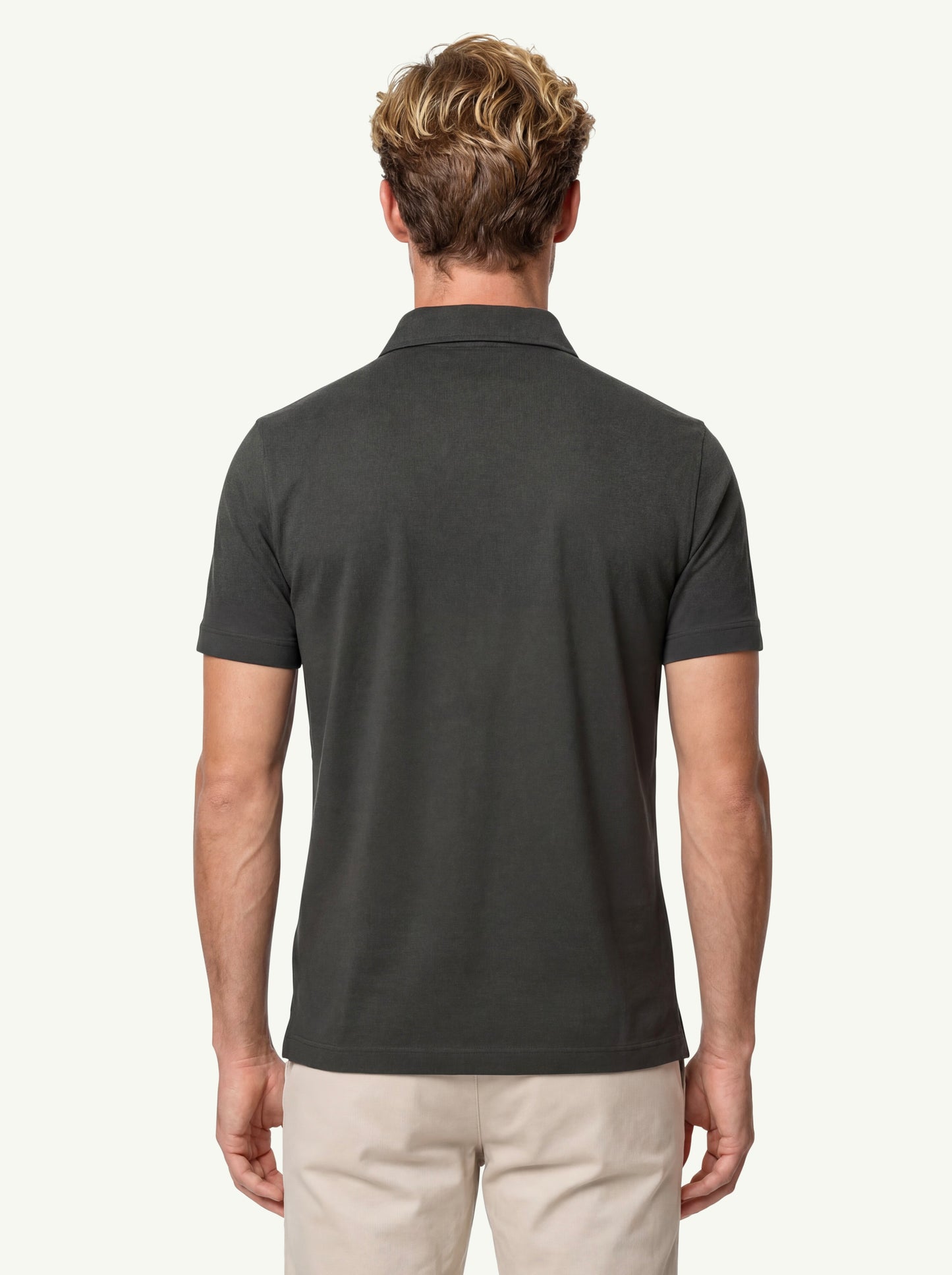  Zanone Men's Mc Polo Shirt Verde - 2