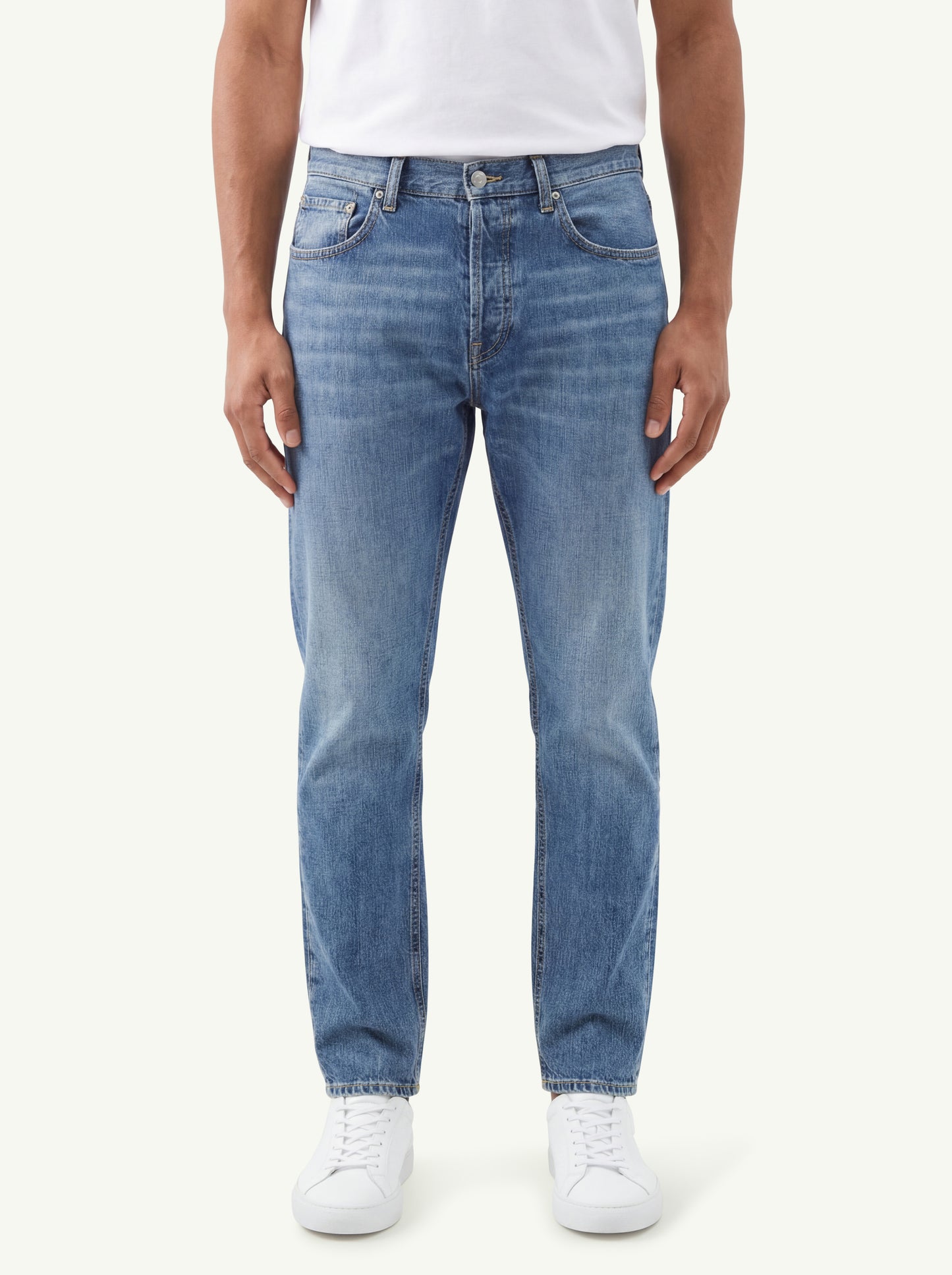 Dondup Men's Dian Carrot Slim Jeans Blu - 1