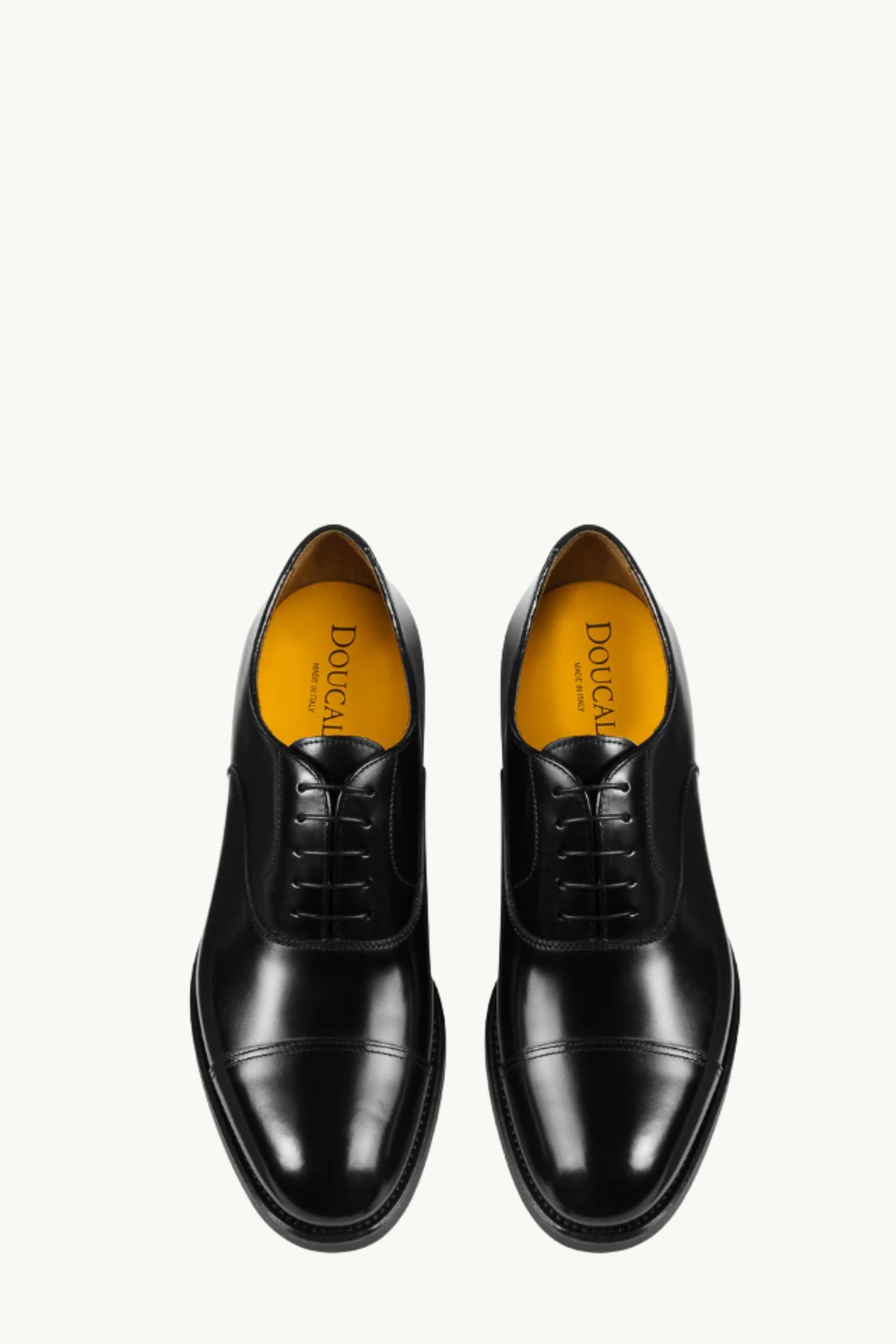  Doucal's Men's Oxford Cap Toe Shoe Nero - 2