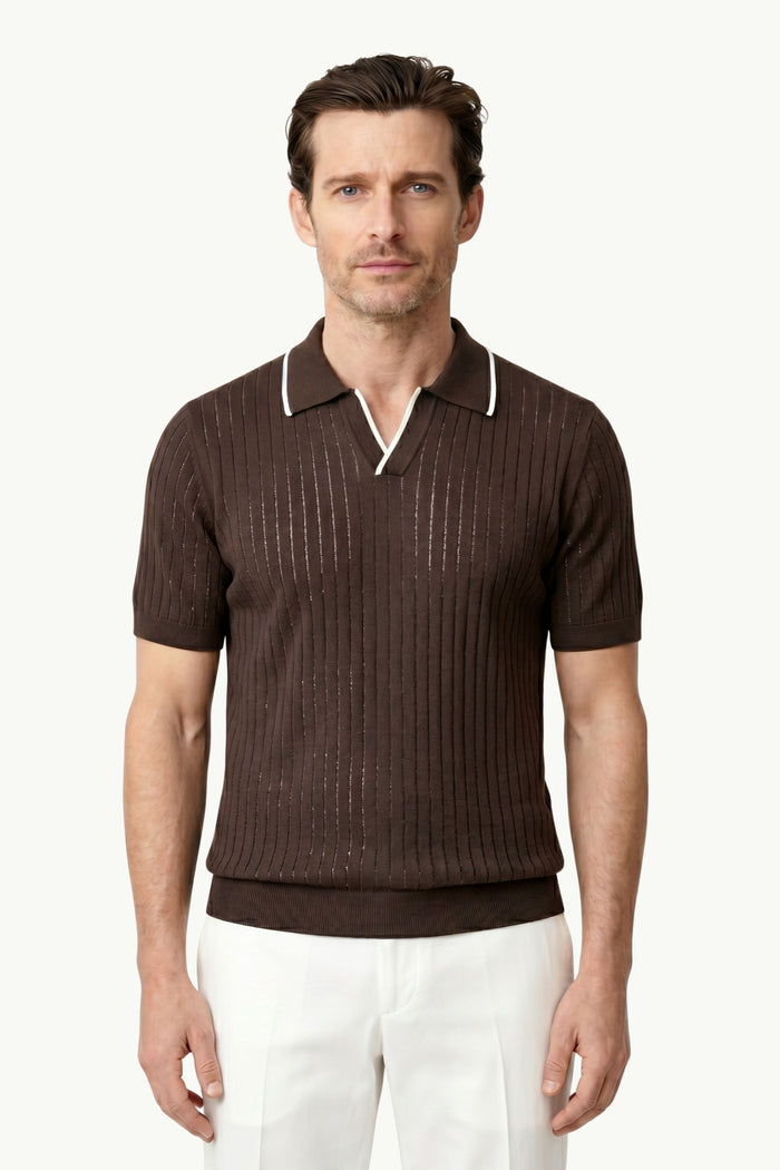 Polo Buttonless P.Haiti Men's Cotsilk Dote