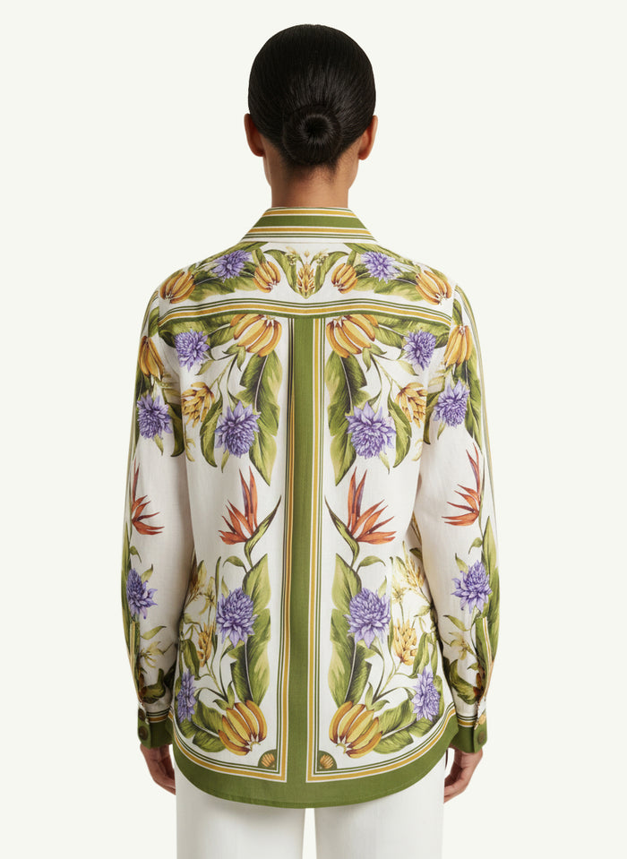 Tropical Scarf Sand Shirt  Donna Farm Rio-2