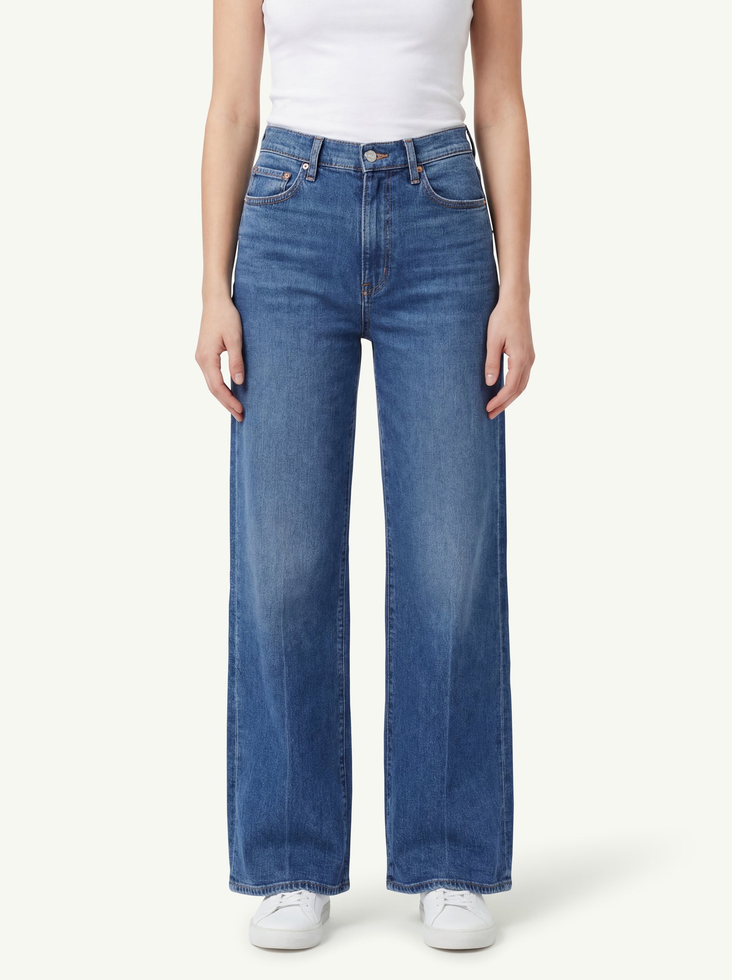 Mother The Mid Rise Lasso Sneak Azzurro - 1