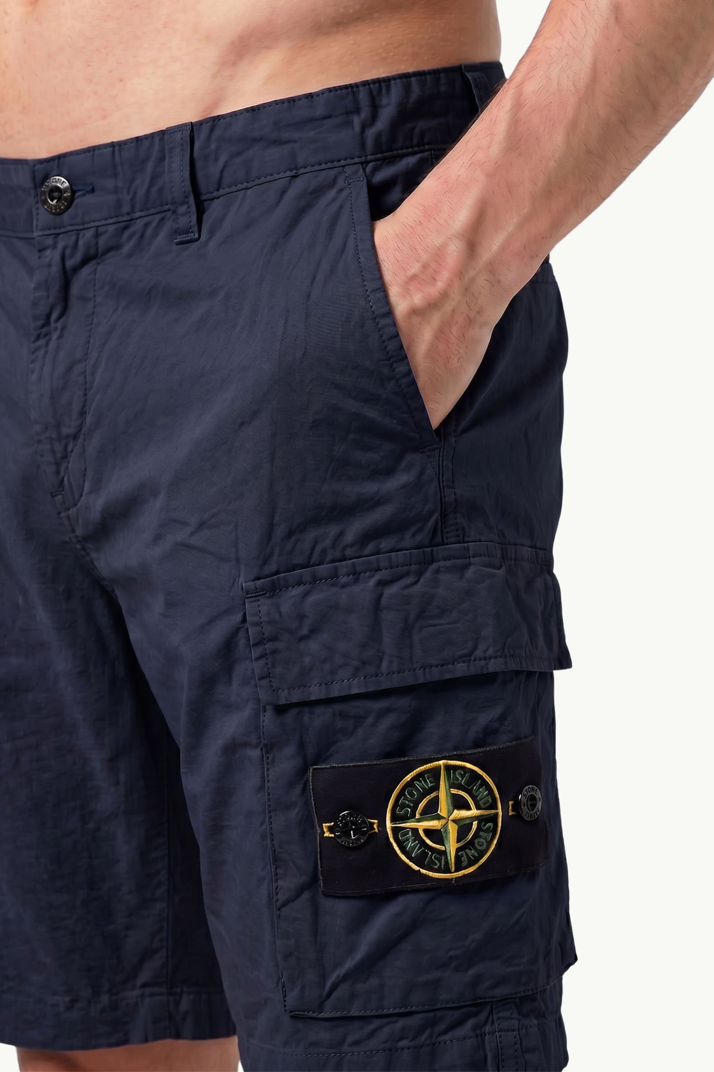  Stone Island Shorts Blu - 3