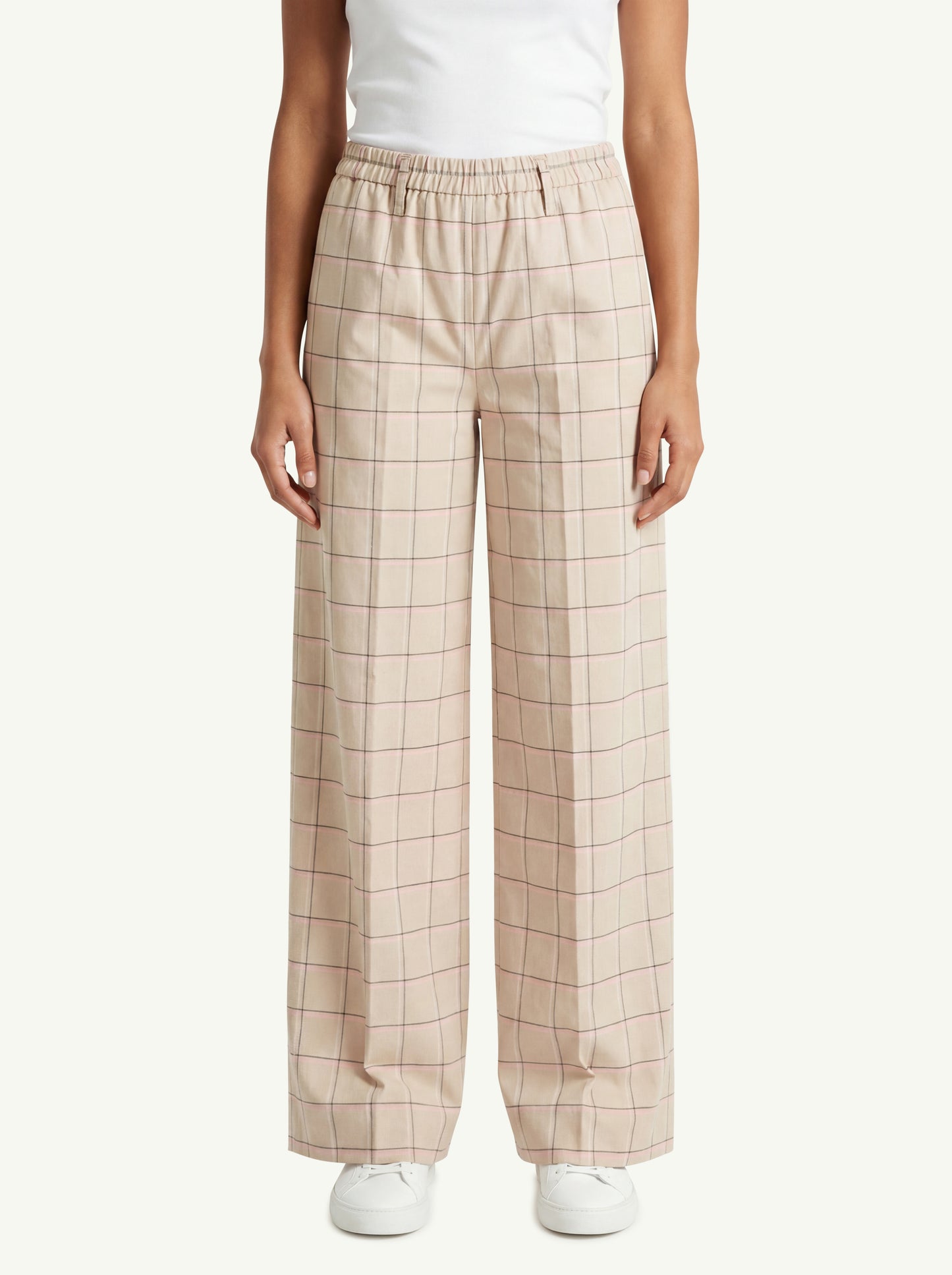  Forte_forte Pantalone Elastico Loose Tartan - 1