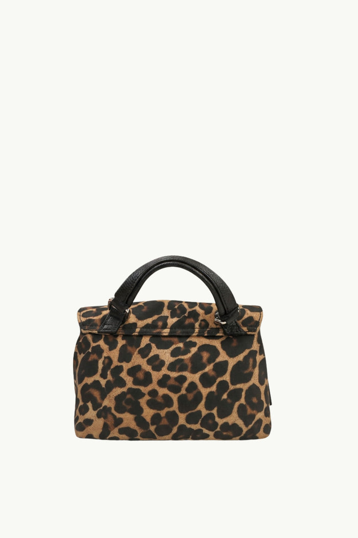  Zanellato Borsa Postina Rimboccata Baby Tokyo Animalier Marrone - 6