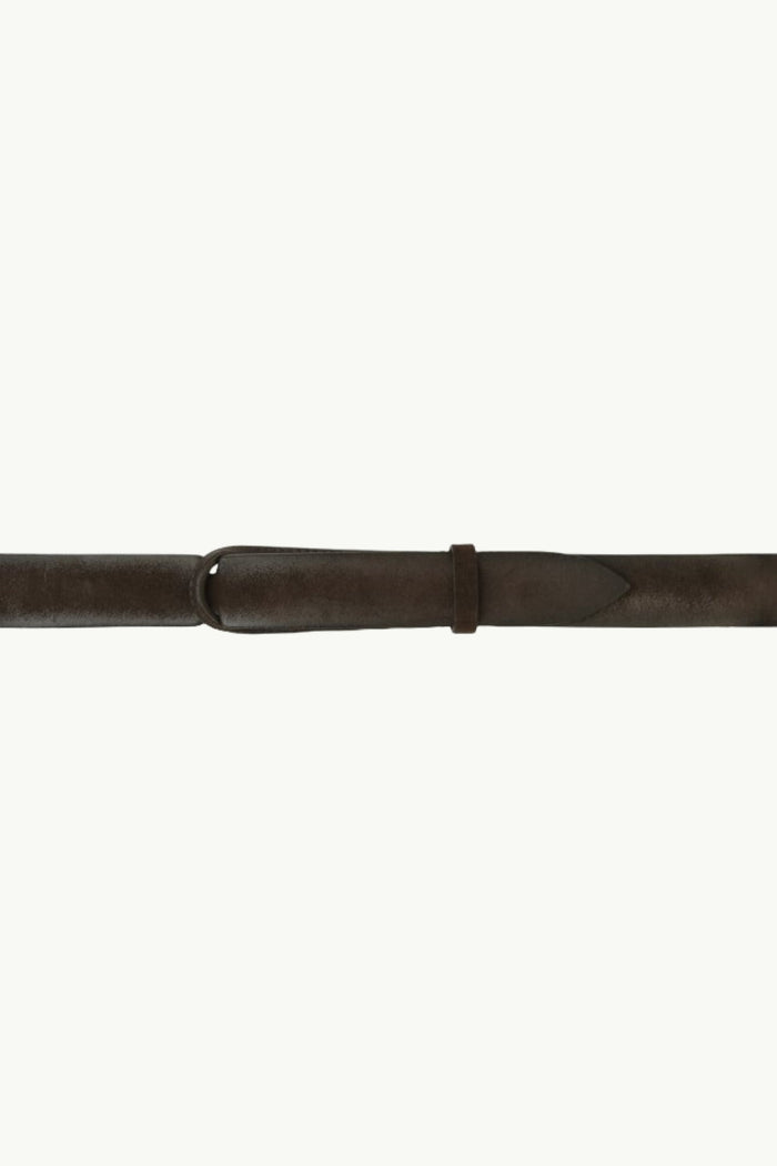 Cintura Nobuckle Suede In Camoscio E Tessuto  Uomo Orciani