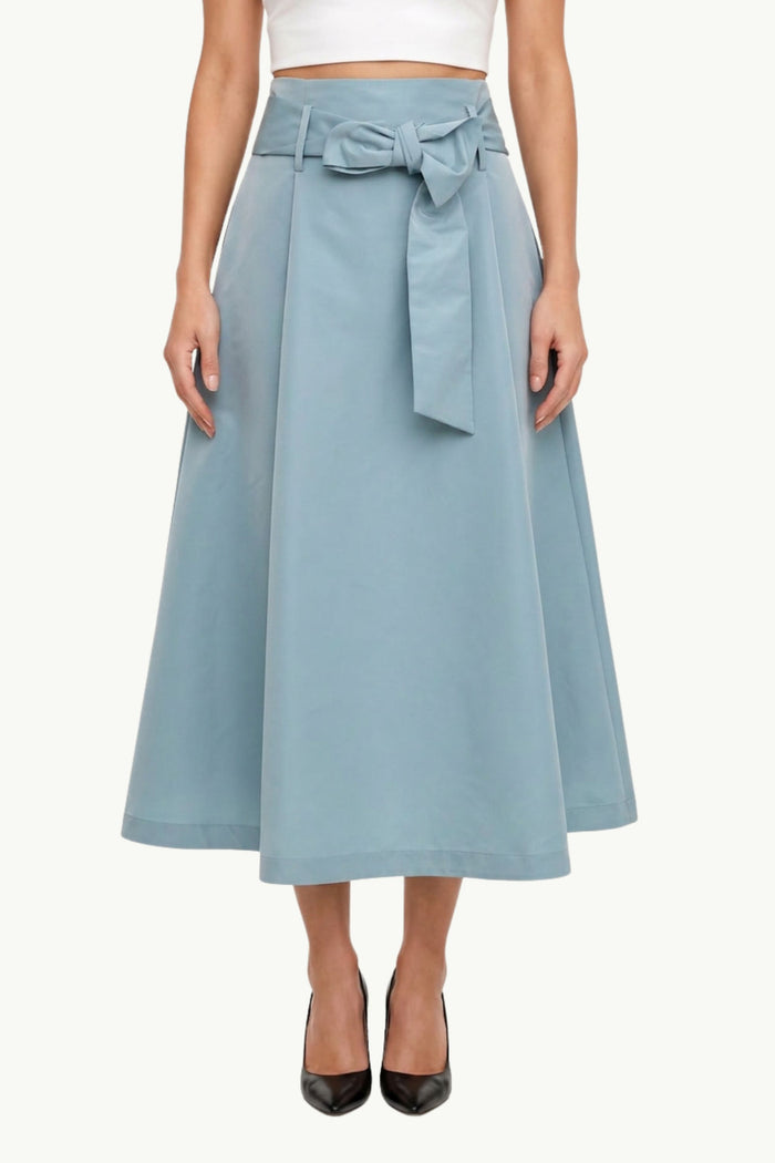 Gonna Lunga Taffeta Fusciacca Donna D.Exterior