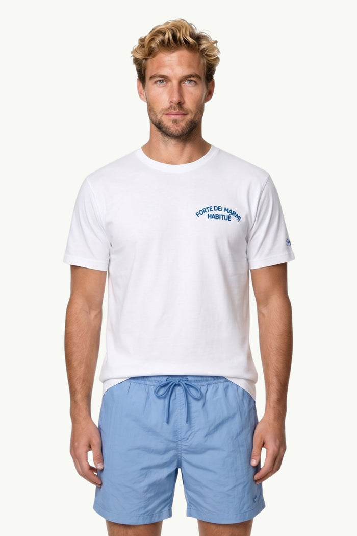 T-Shirt In Cotone  Uomo Mc2 Saint Barth