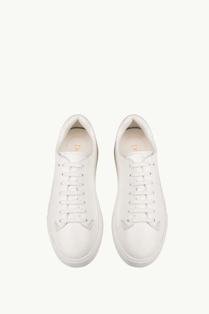  Doucal's Men's Tumble Sneakers Bianco - 3