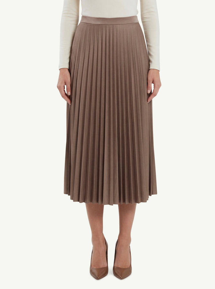 Gonna Plisse New Satin Wash  Donna D.Exterior