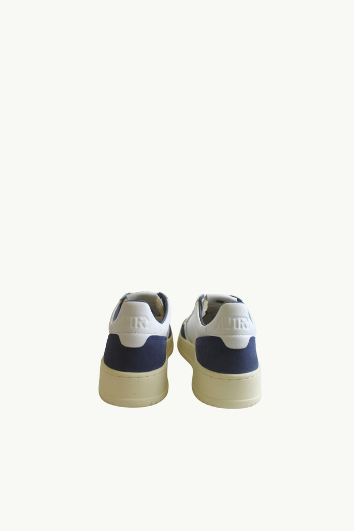  Autry Sneakers Medalist Low Man Leat Suede Bianco - 3