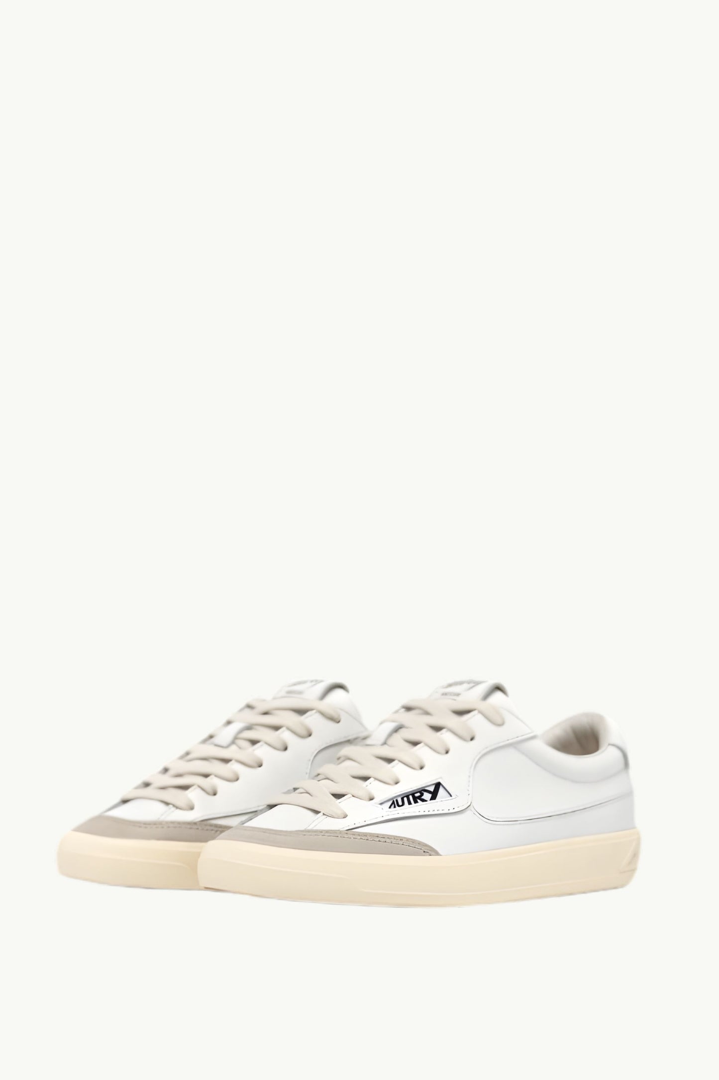  Autry Windscape Low Man Leat Suede Bianco - 2